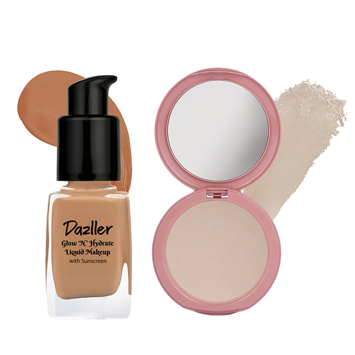 Dazller Matte Liquid For All Skin Types Skin Nude Foundation Pack of 2 Dazller Matte Liquid For All Skin Types Skin Nude Foundation Pack of 2