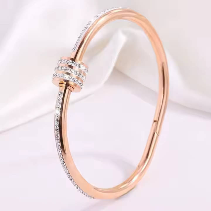 FASHION FRILL Rose Gold Cuff ( Pack of 1 ) FASHION FRILL Rose Gold Cuff ( Pack of 1 )