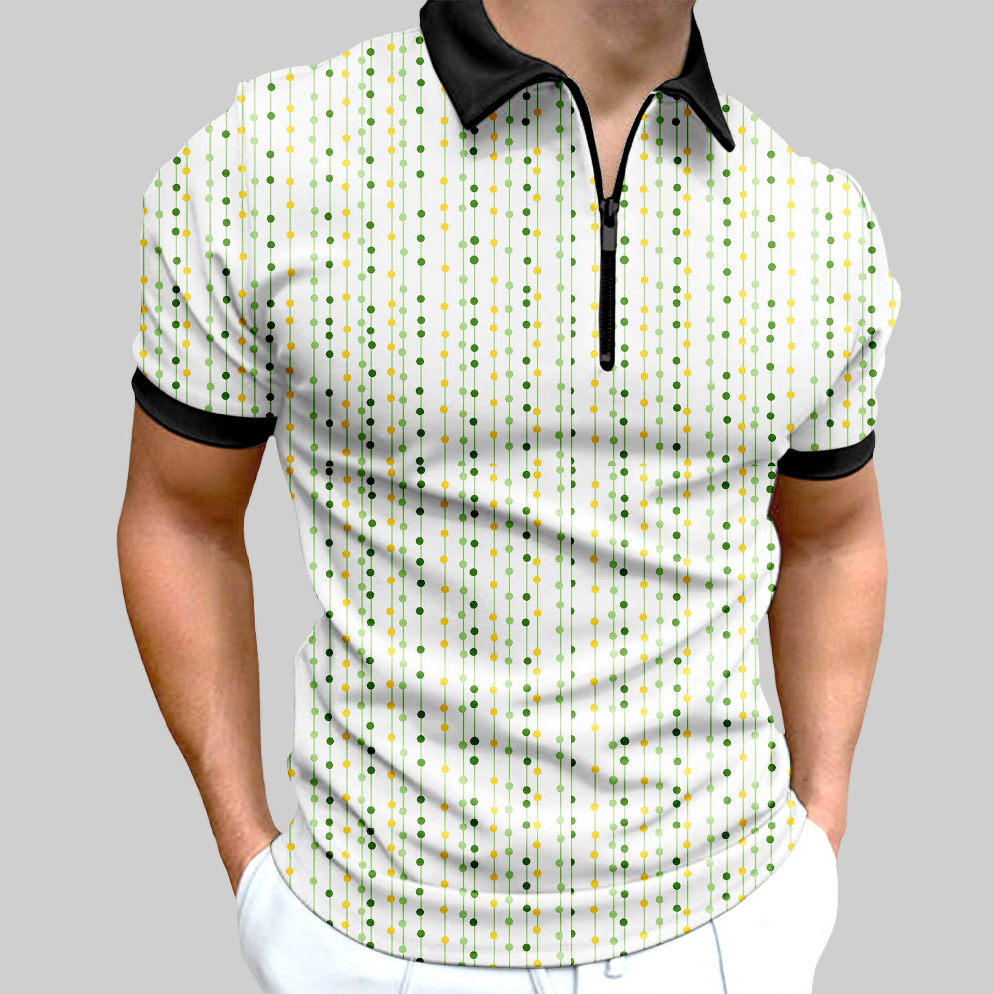 FTX Men Lycra Regular Fit Printed Polo T Shirt ( Olive ) FTX Men Lycra Regular Fit Printed Polo T Shirt ( Olive )