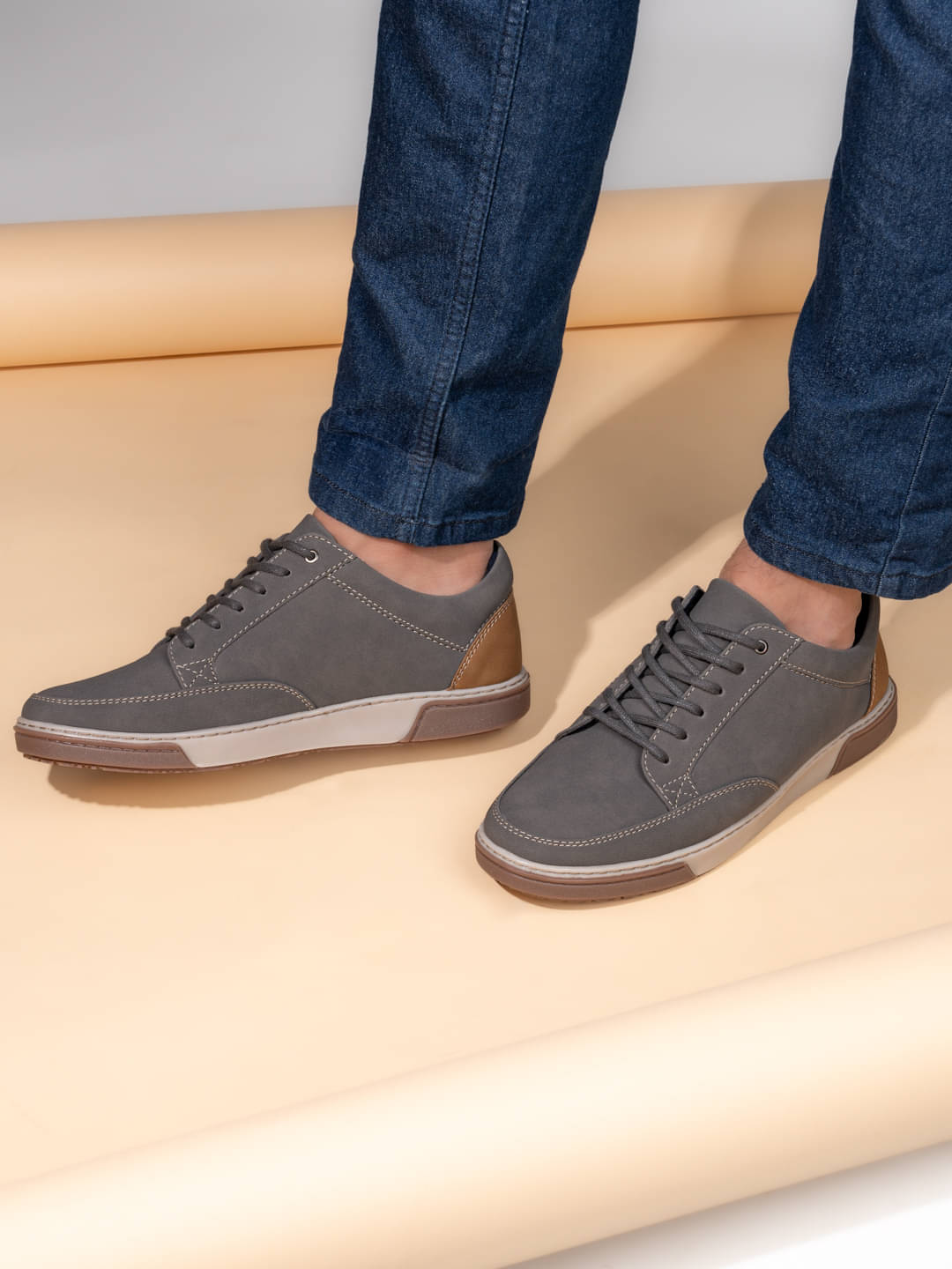     			Fentacia Fentacia Men Grey Sneakers Grey Men's Sneakers