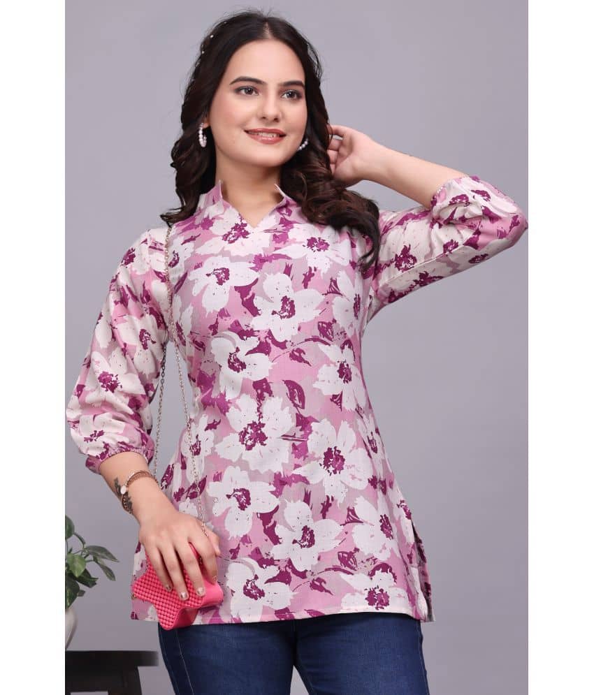 Hemang Fashion Women's Cotton Tunic ( Pink )