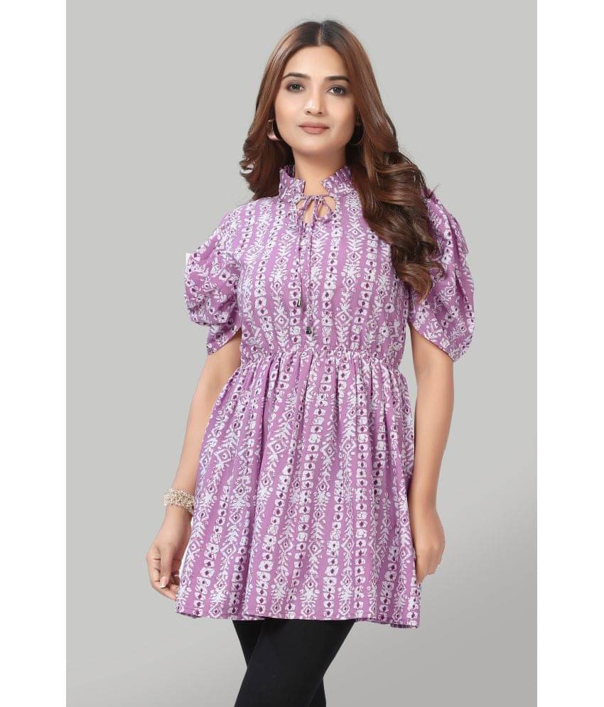     			Hemang Fashion Women's Crepe A-Line Top ( Pink )