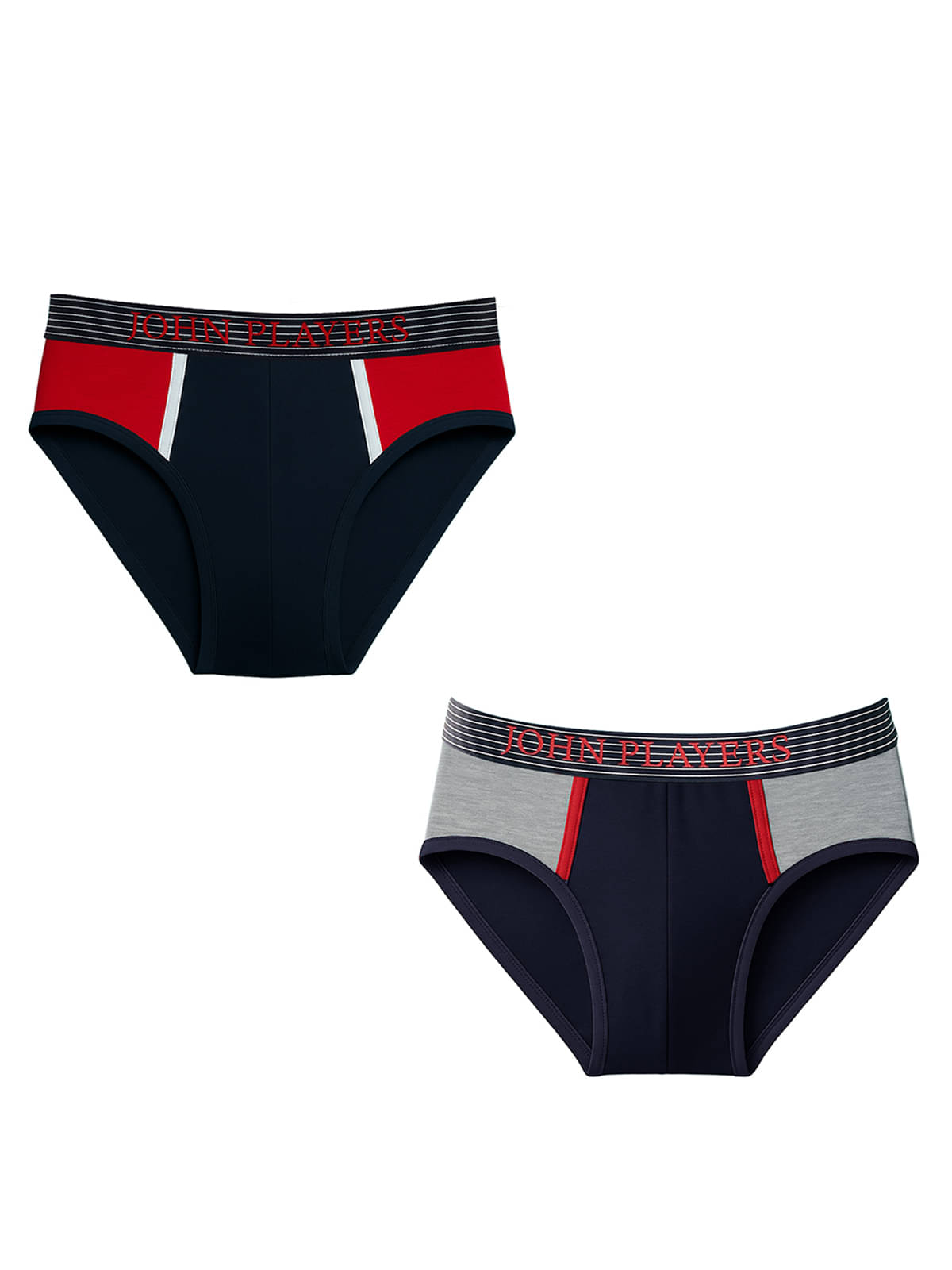     			John Players Pack of 2 Cotton Briefs For Men's ( Multicolor )