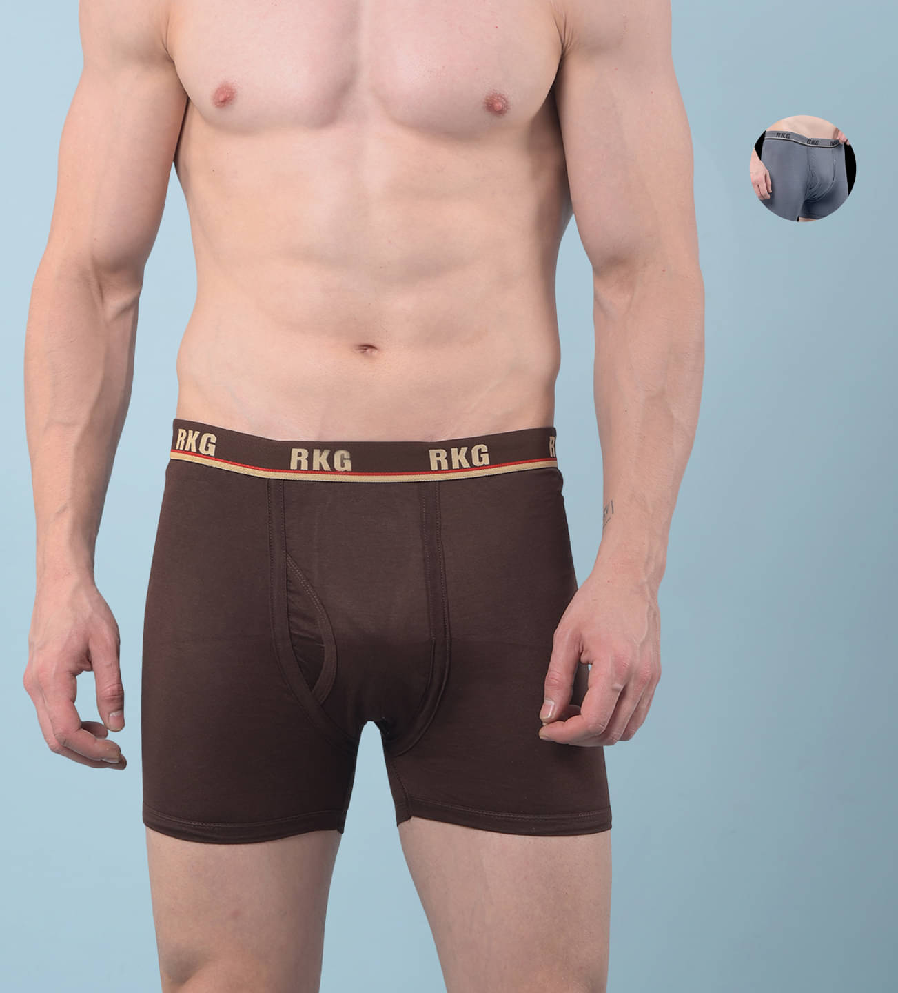     			RKG Pack of 2 Cotton Blend Trunks For Men's ( Multicolor5 )