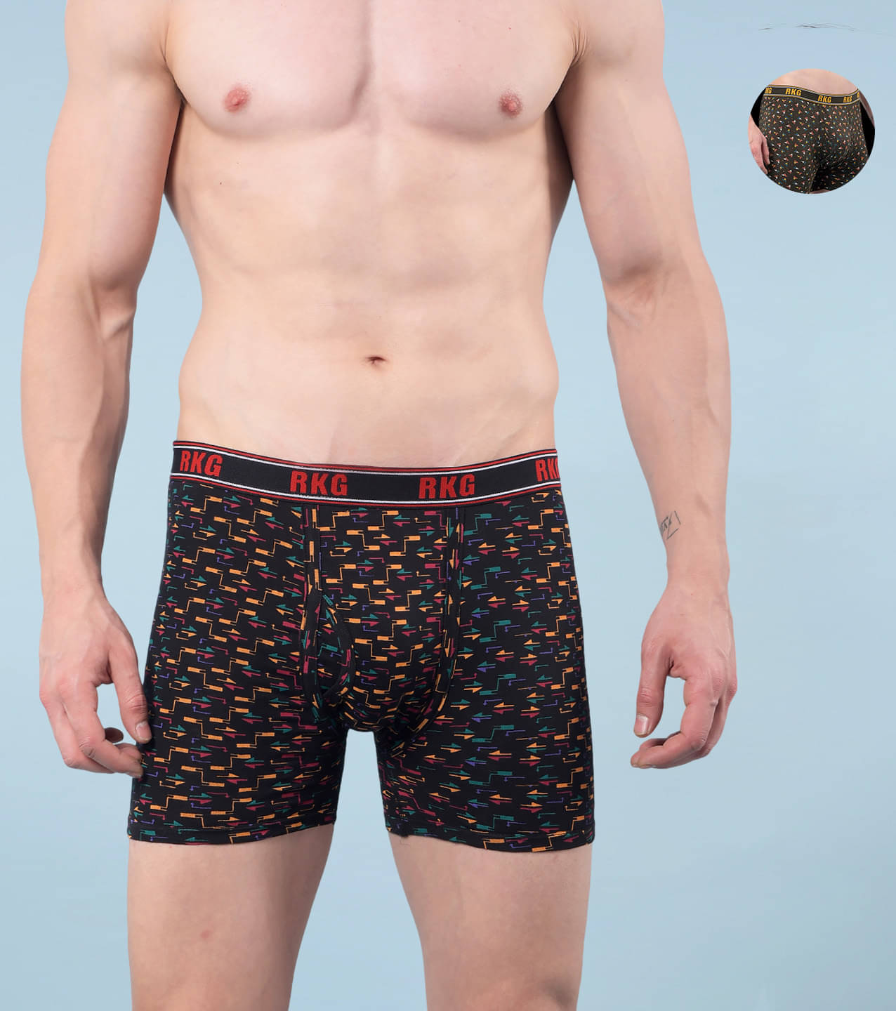     			RKG Pack of 2 Cotton Blend Trunks For Men's ( Multicolor2 )