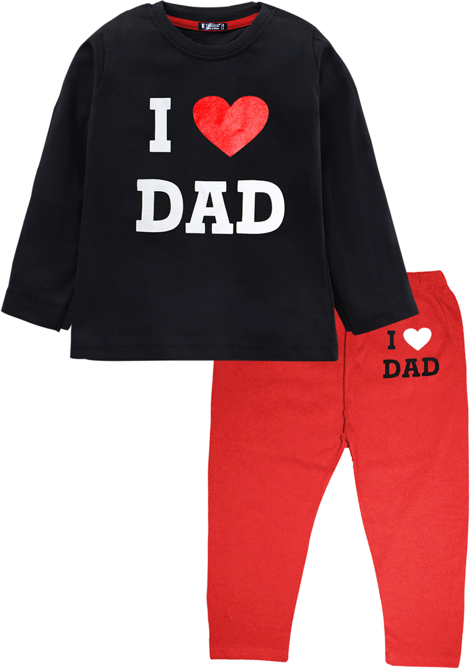     			Tarsier Pack of 1 Unisex Cotton Blend T-Shirt & Pants Set ( Multicolor )