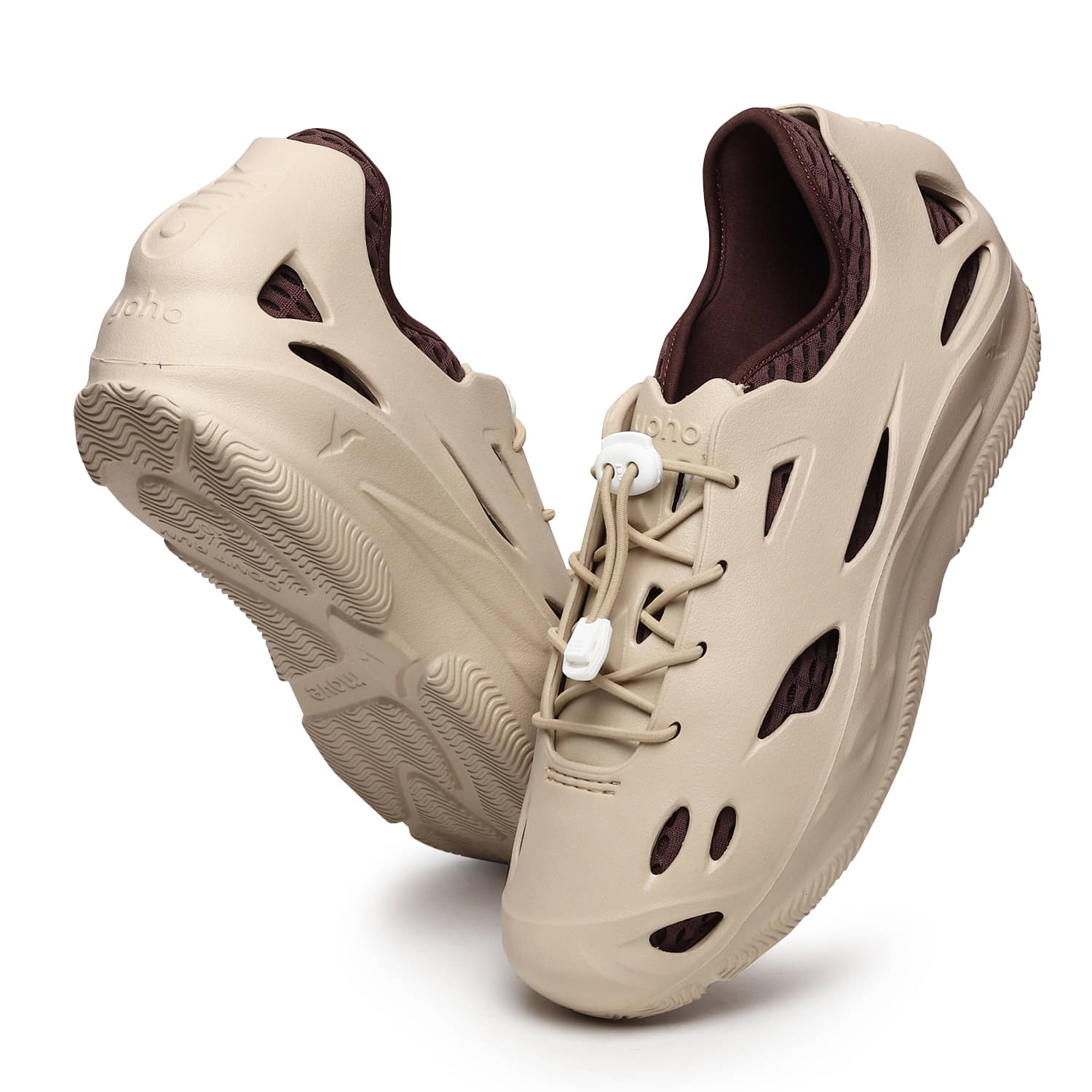     			Yoho - Beige Men's Clogs