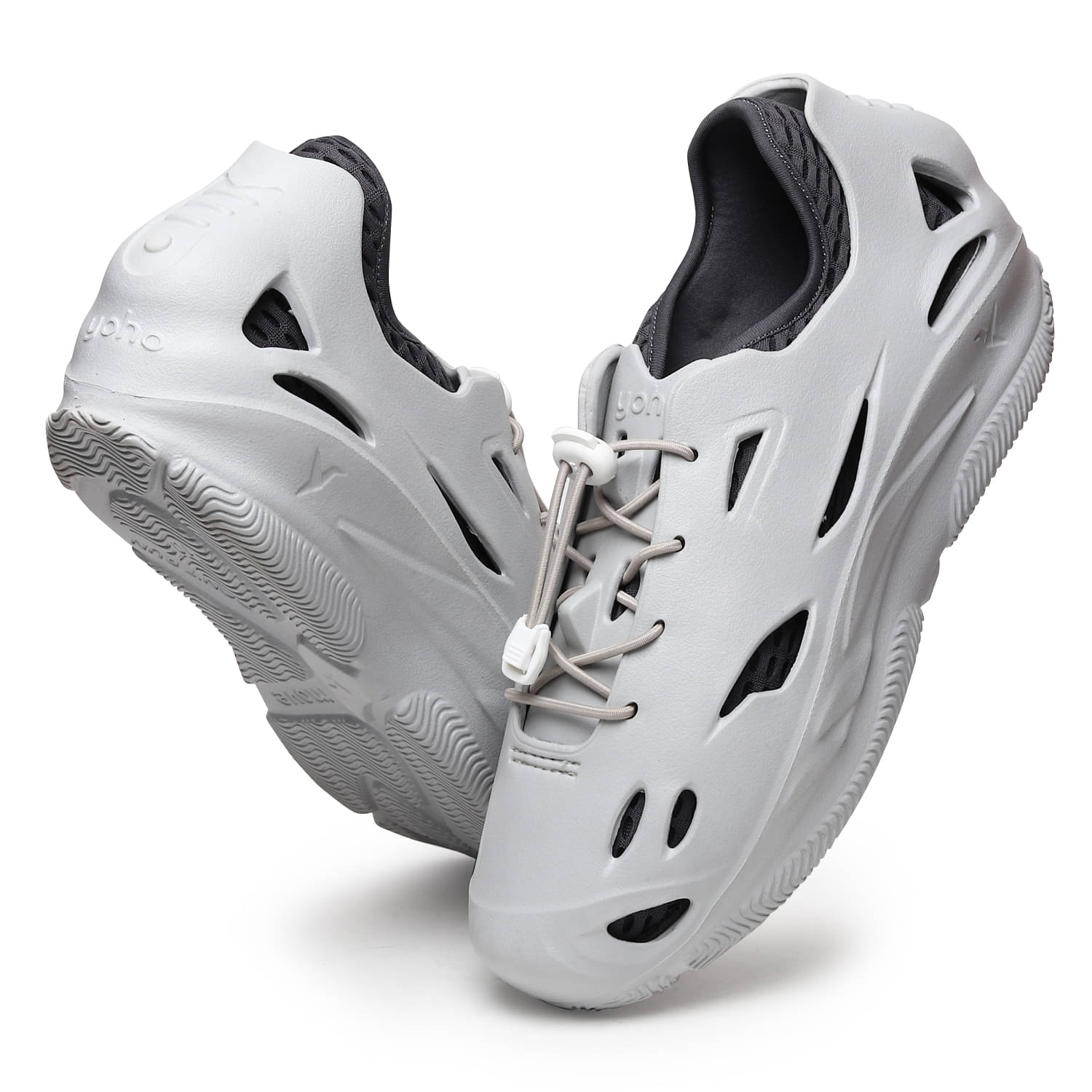     			Yoho - Light Grey Men's Clogs
