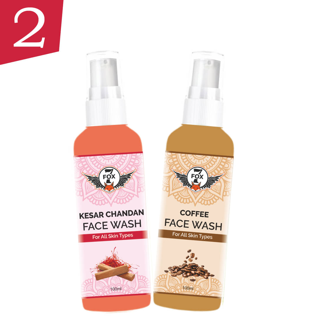     			7 FOX - Daily Use Face Wash For All Skin Type ( Pack of 2 )