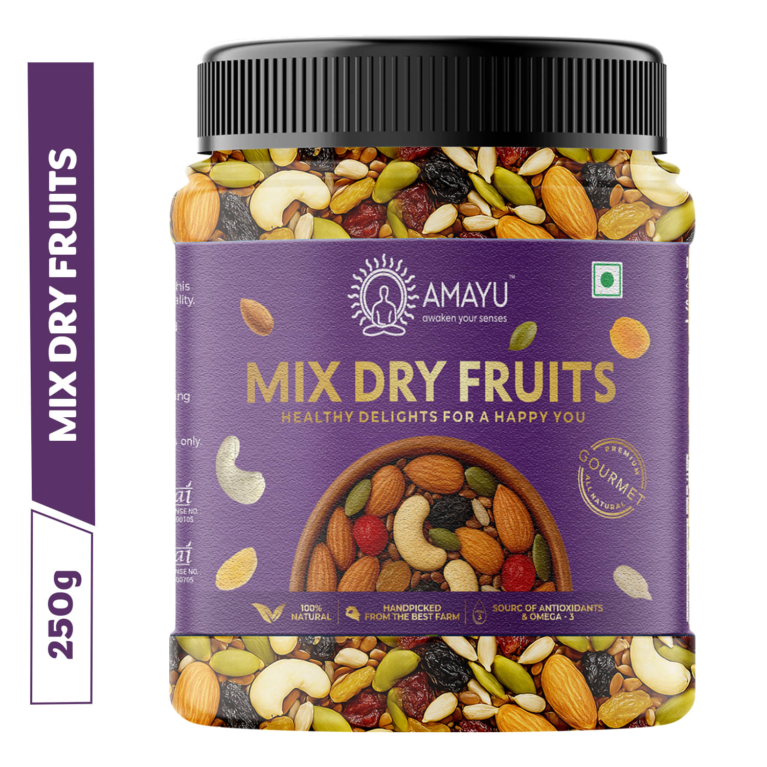     			AMAYU Mixed Nuts 250 g