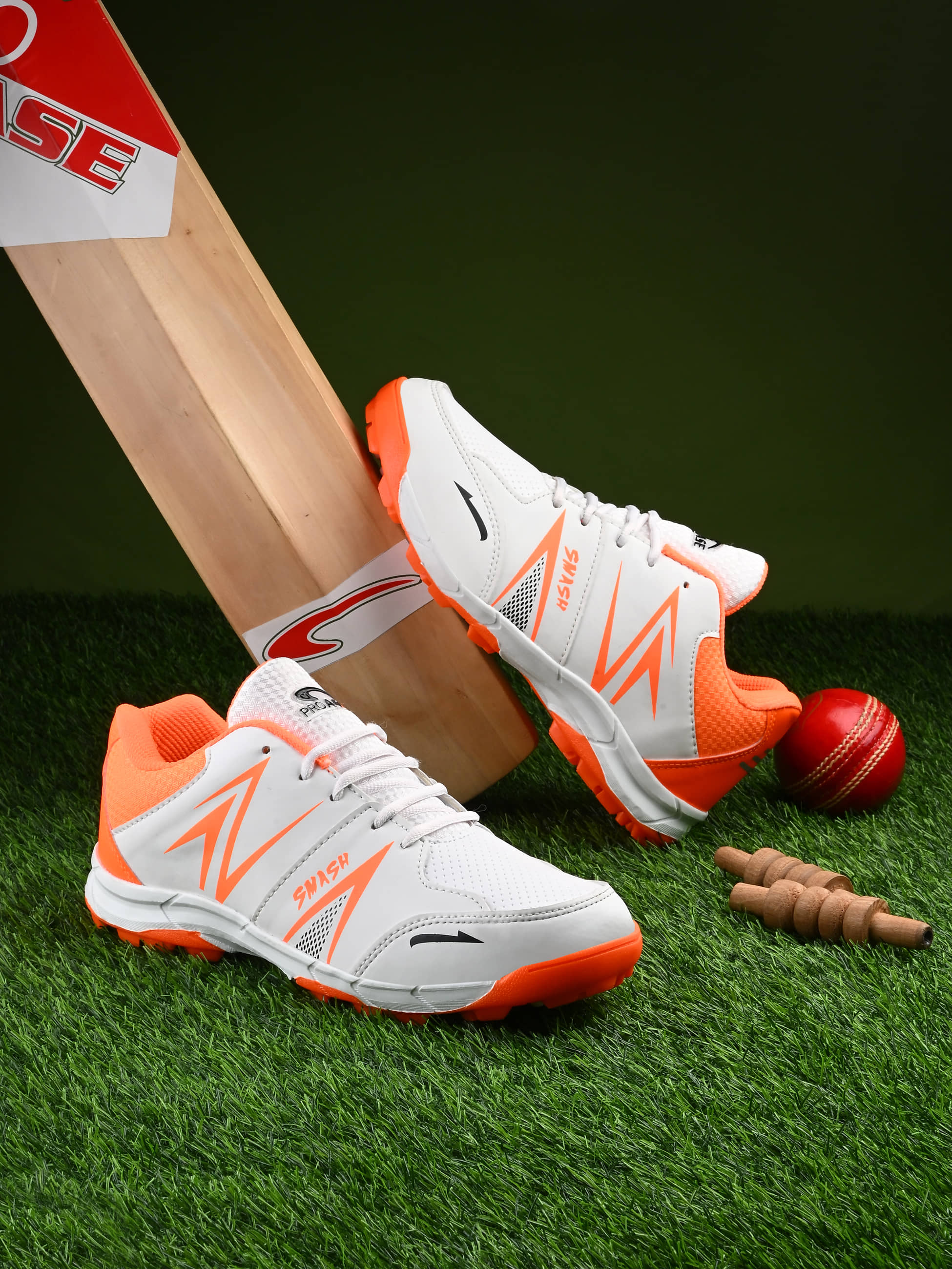 Vector X SWING 2.0 FULL SPIKE Orange Cricket Shoes