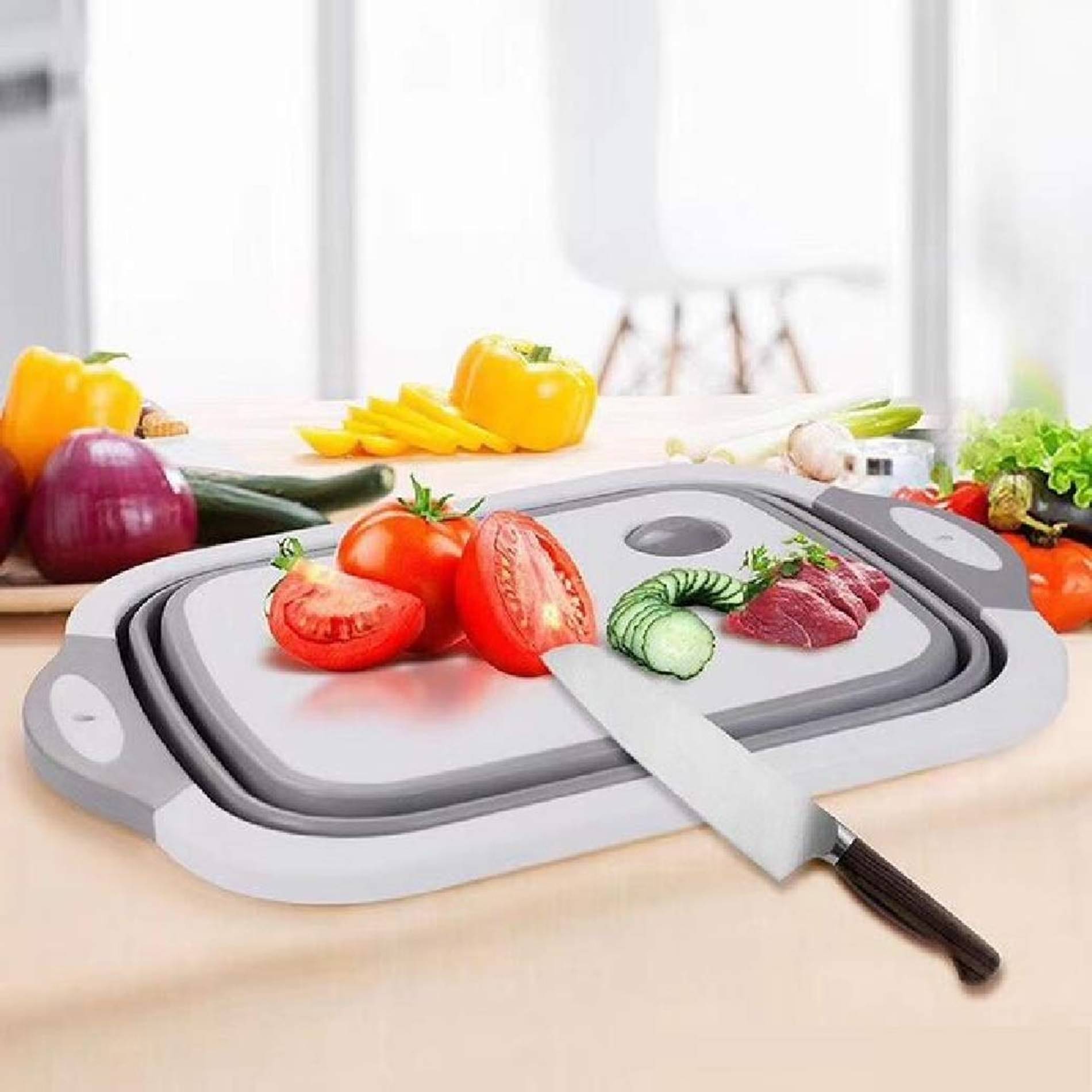     			ATIPRIYA Vegetable Cutting, Plastic Chopping Board 12 cm ( Pack of 1 )