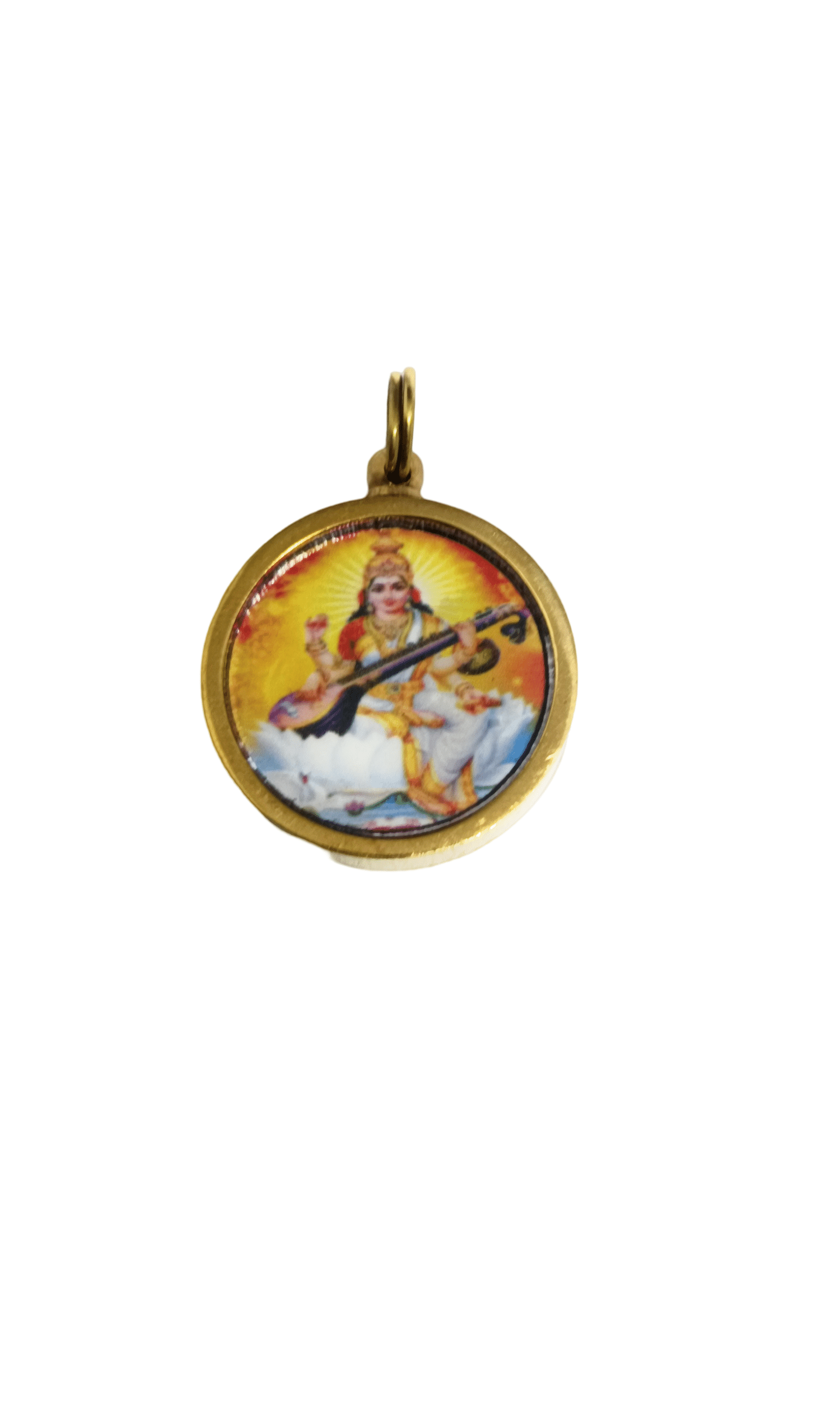 Apna Rudraksha Religious Jewellery Maa Saraswati Locket ( Pack of 1 ) Apna Rudraksha Religious Jewellery Maa Saraswati Locket ( Pack of 1 )