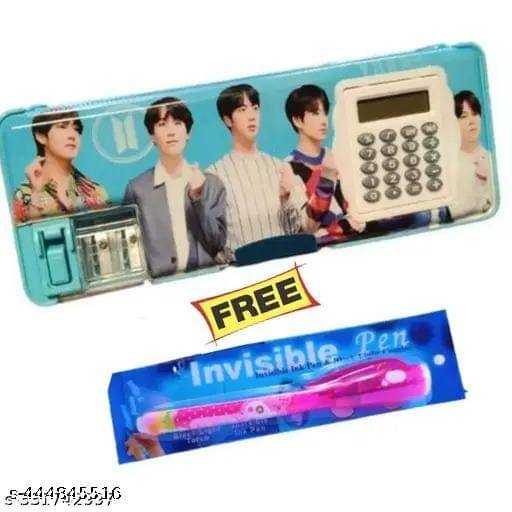 BTS army calculater geometry with invisible pen BTS army calculater geometry with invisible pen