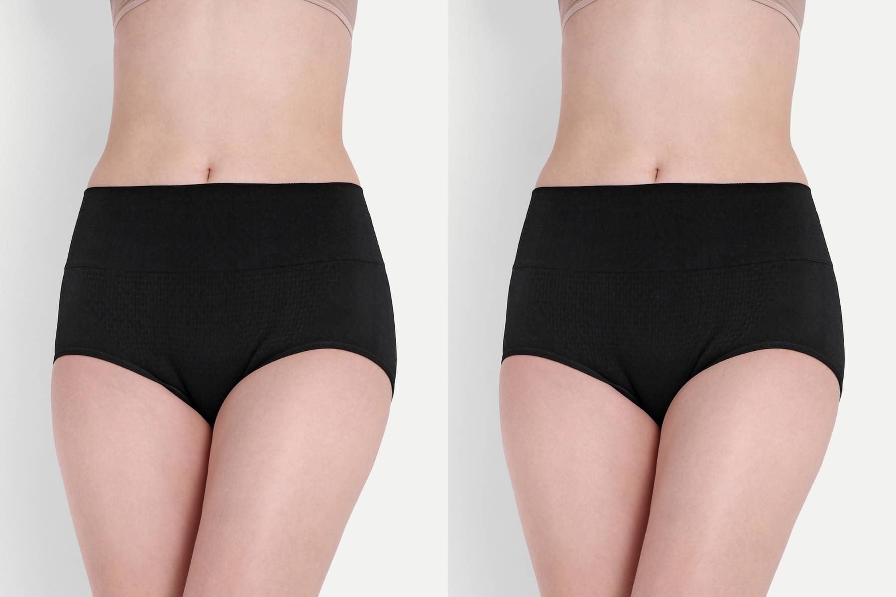     			CALBO N Pack of 2 Cotton Women's Tummy Tucker ( Black )