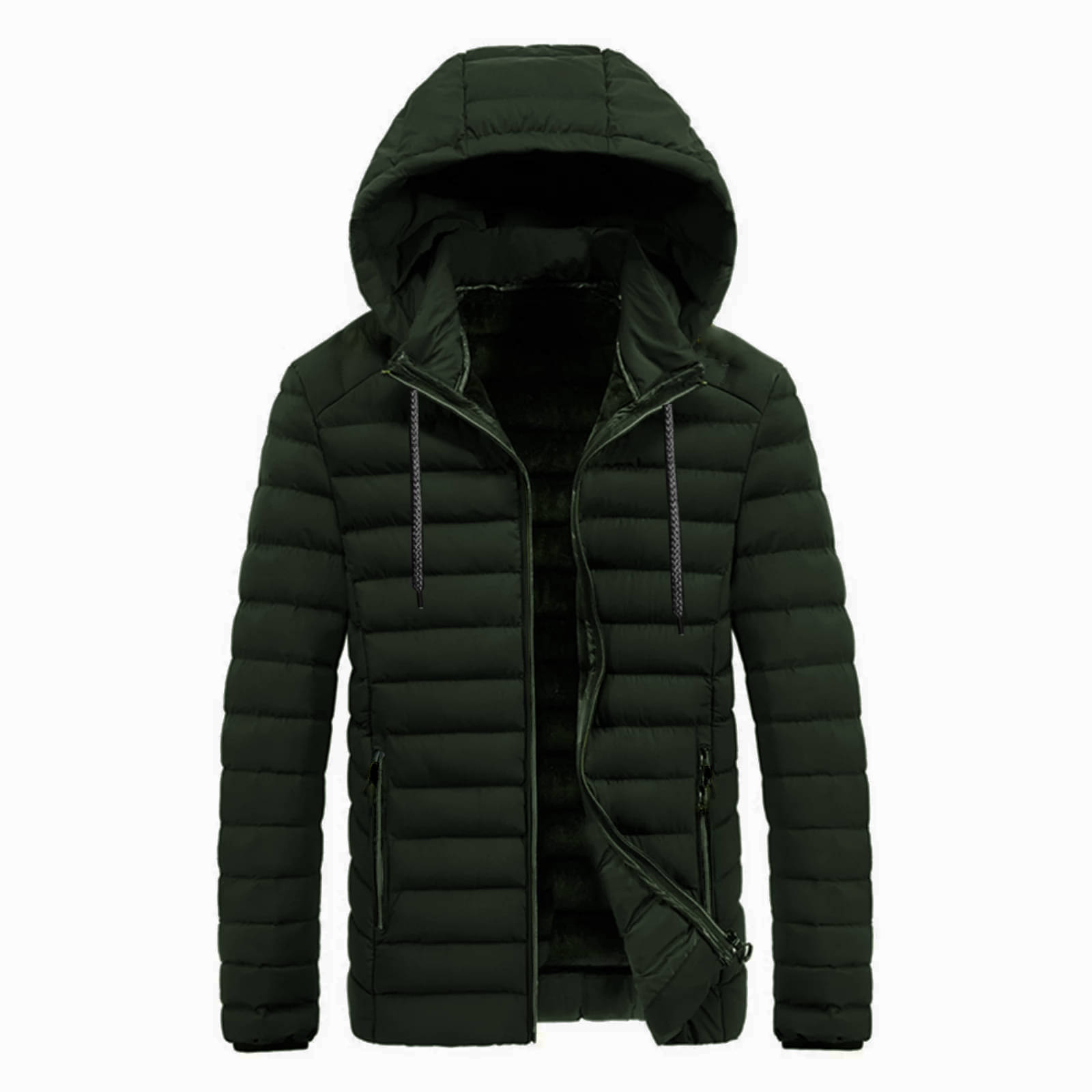 CATBUNNY Polyester Men's Puffer Jacket - Green ( Pack of 1 )     			CATBUNNY Polyester Men's Puffer Jacket - Green ( Pack of 1 )
