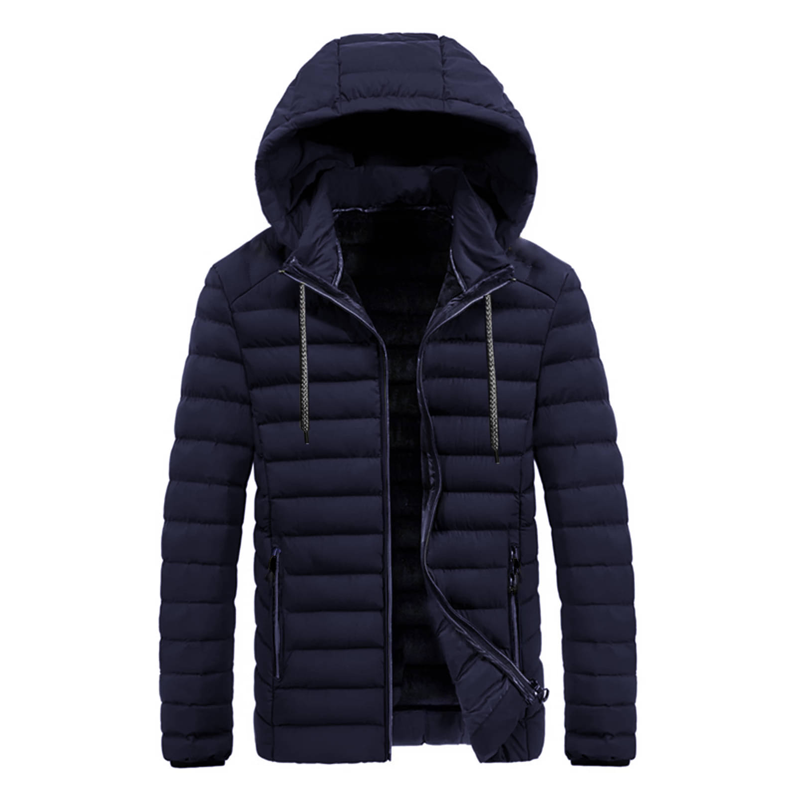 CATBUNNY Polyester Men's Puffer Jacket - Navy ( Pack of 1 )     			CATBUNNY Polyester Men's Puffer Jacket - Navy ( Pack of 1 )