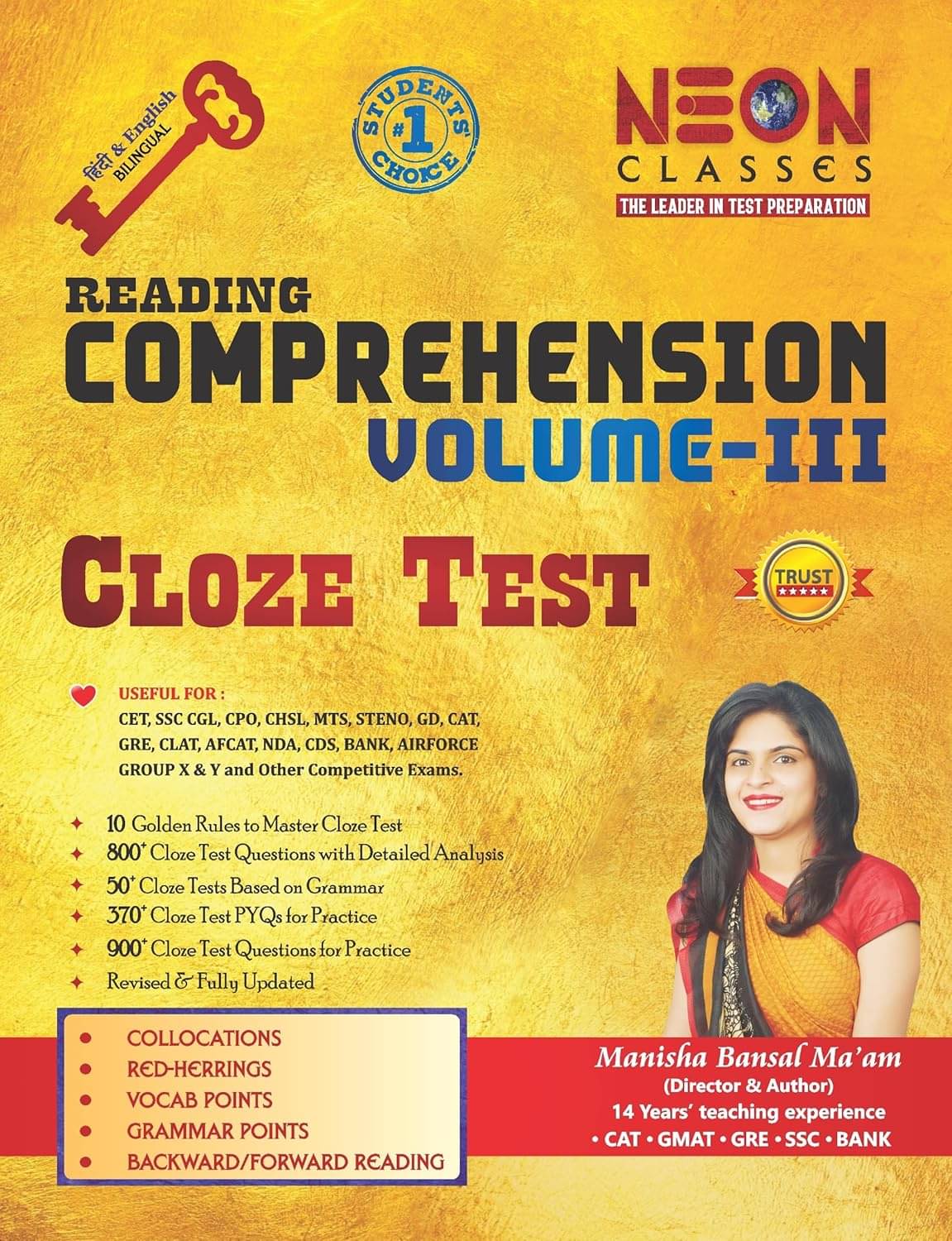 CLOZE TEST (Fully Revised) for SSC, Bank Exams & Other Competitive Exams Paperback CLOZE TEST (Fully Revised) for SSC, Bank Exams & Other Competitive Exams Paperback