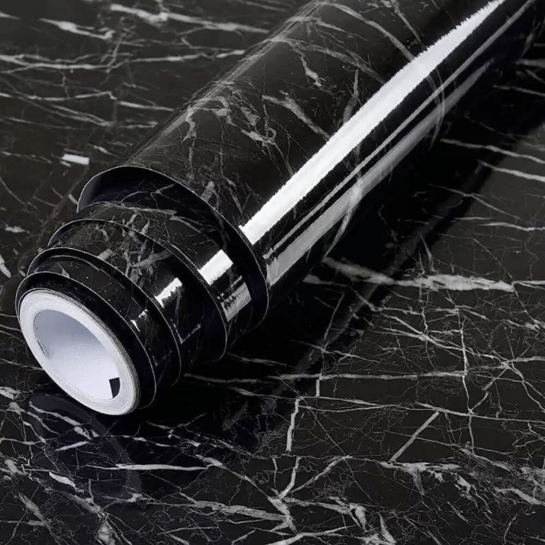 DECORIZON Classics Black Wallpaper (200 cm x 60 cm) Pack of 1 DECORIZON Classics Black Wallpaper (200 cm x 60 cm) Pack of 1