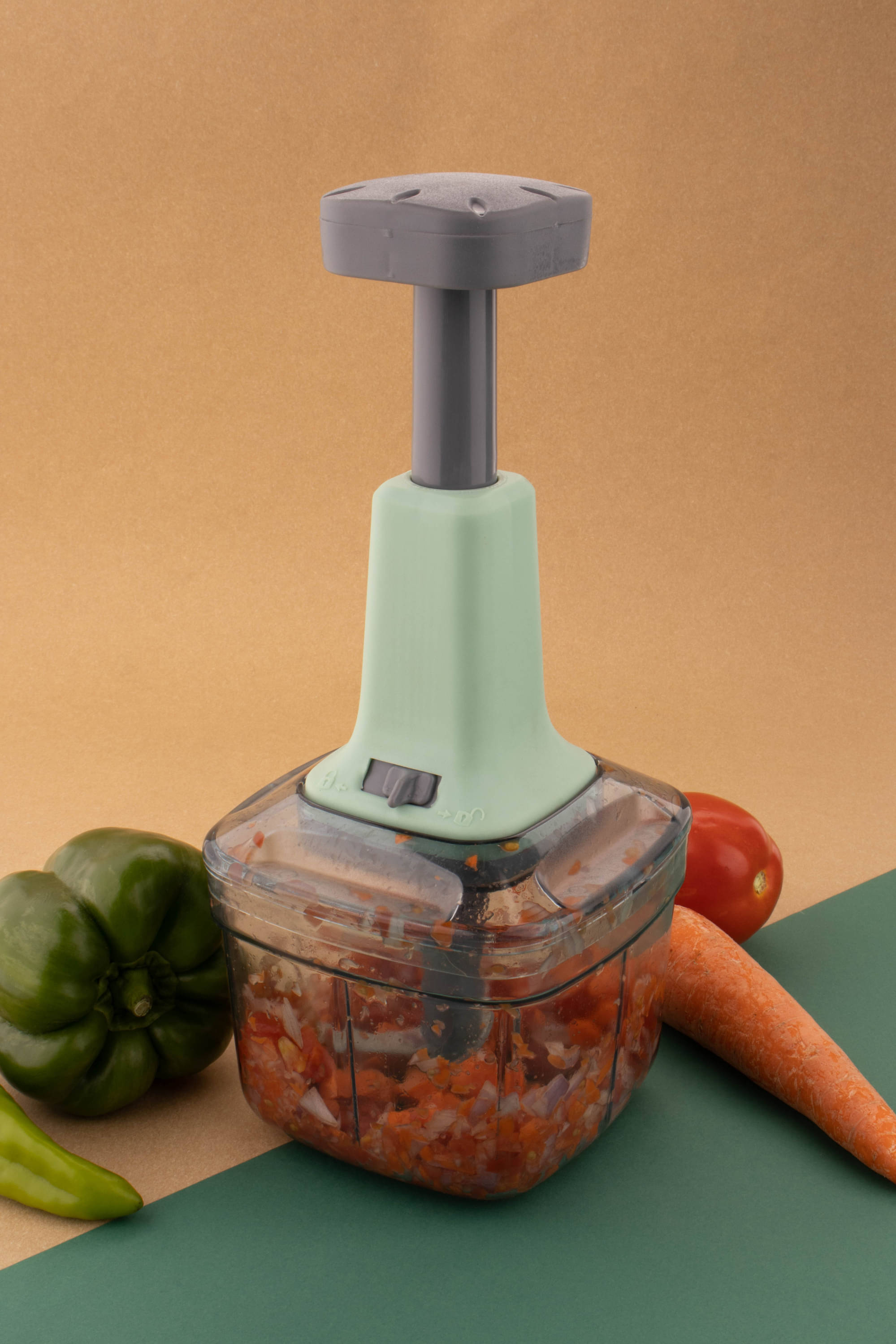     			FIT4CHEF Fruit & Vegetable Chopper with 4 Blades, 1000ml, Set of 1