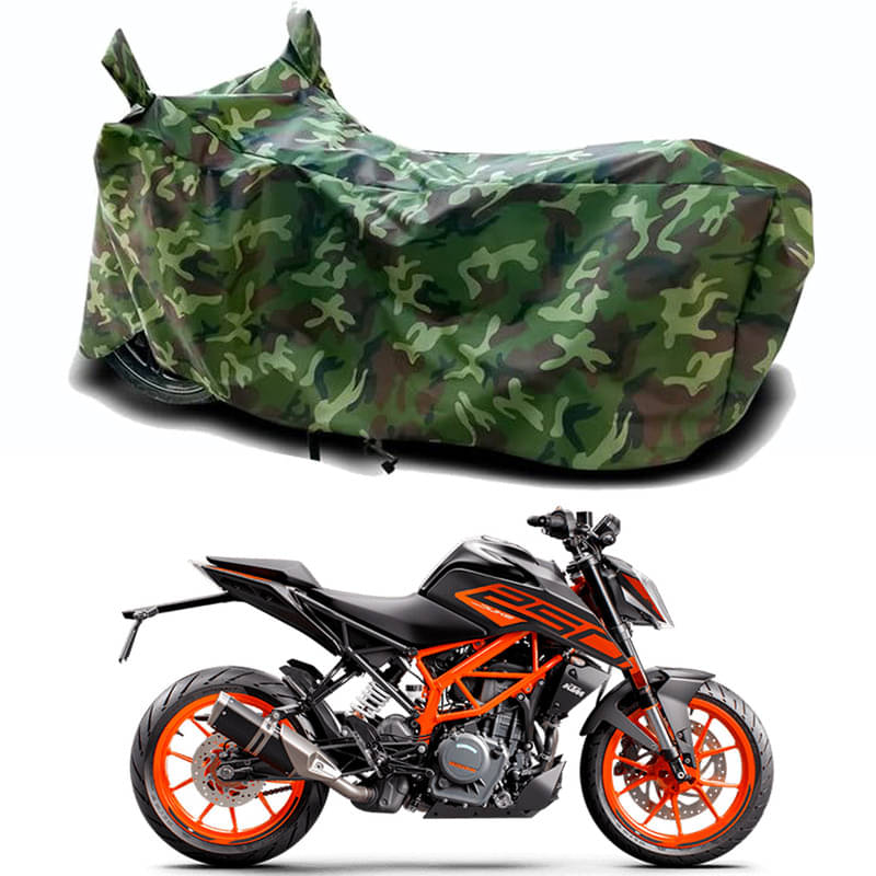 Gali Bazar Bike Body Cover for KTM 250 Duke (Pack of 1 ) , Jungle Gali Bazar Bike Body Cover for KTM 250 Duke (Pack of 1 ) , Jungle