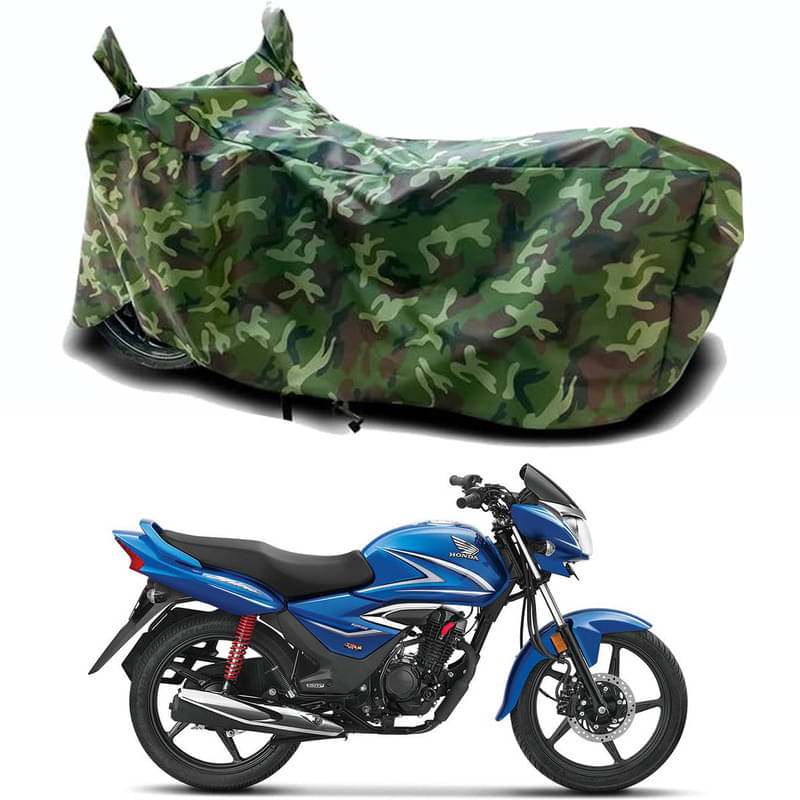     			Gali Bazar Bike Body Cover for Honda Shine Disc (Pack of 1 ) , Jungle