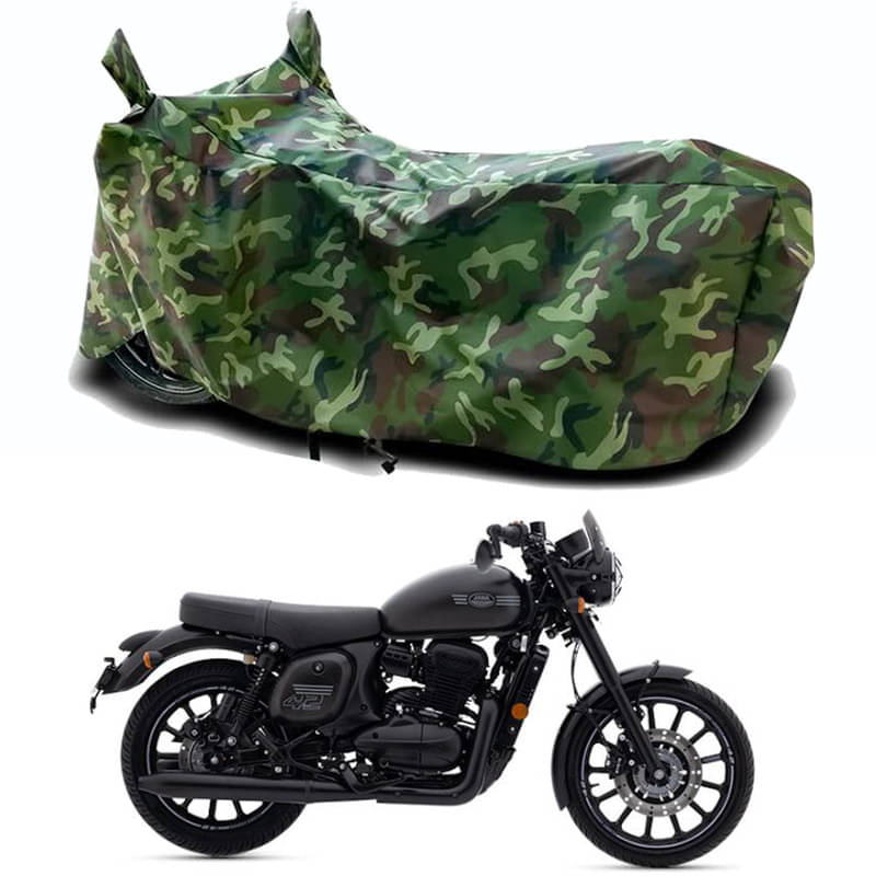 Gali Bazar Bike Body Cover for Jawa Dual Channel (Pack of 1 ) , Jungle Gali Bazar Bike Body Cover for Jawa Dual Channel (Pack of 1 ) , Jungle