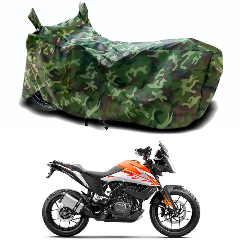 Gali Bazar Bike Body Cover for KTM 250 Adventure (Pack of 1 ) , Jungle Gali Bazar Bike Body Cover for KTM 250 Adventure (Pack of 1 ) , Jungle