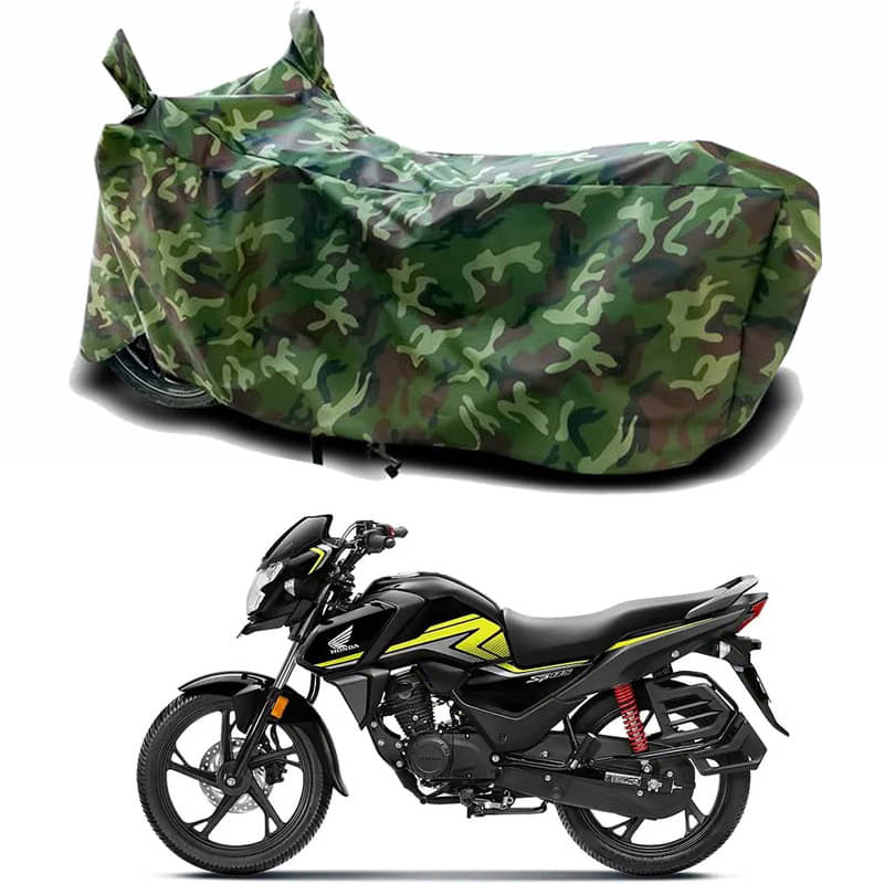     			Gali Bazar Bike Body Cover for Honda SP 125 Disc (Pack of 1 ) , Jungle