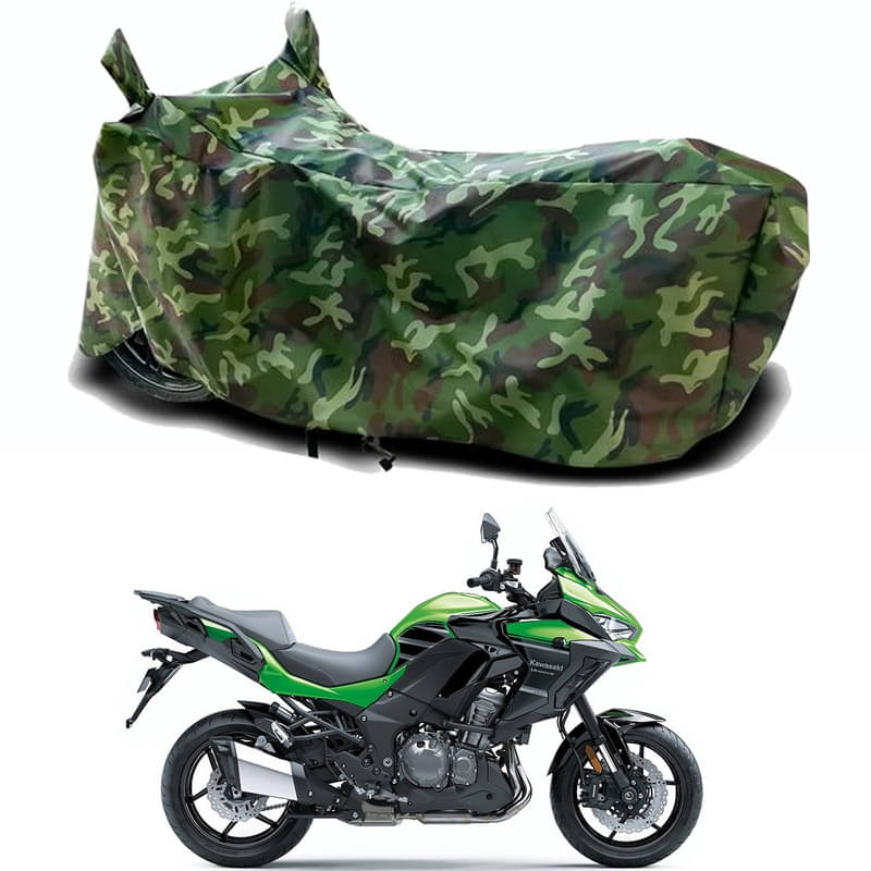 Gali Bazar Bike Body Cover for KawasaVersys 1000 (Pack of 1 ) , Jungle Gali Bazar Bike Body Cover for KawasaVersys 1000 (Pack of 1 ) , Jungle