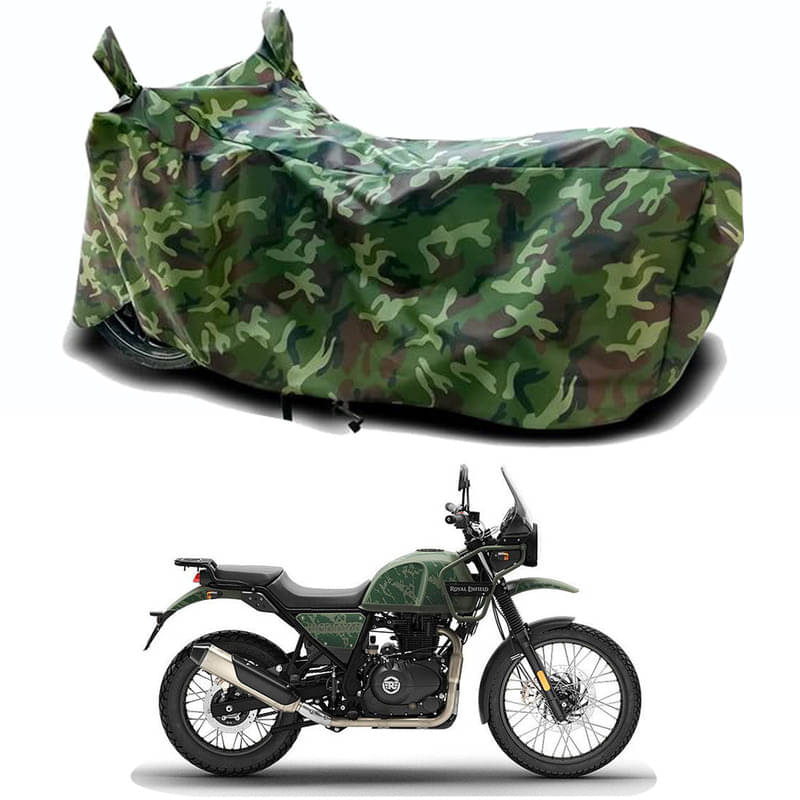     			Gali Bazar Bike Body Cover for Royal Enfie Himalayan Pine (Pack of 1 ) , Jungle