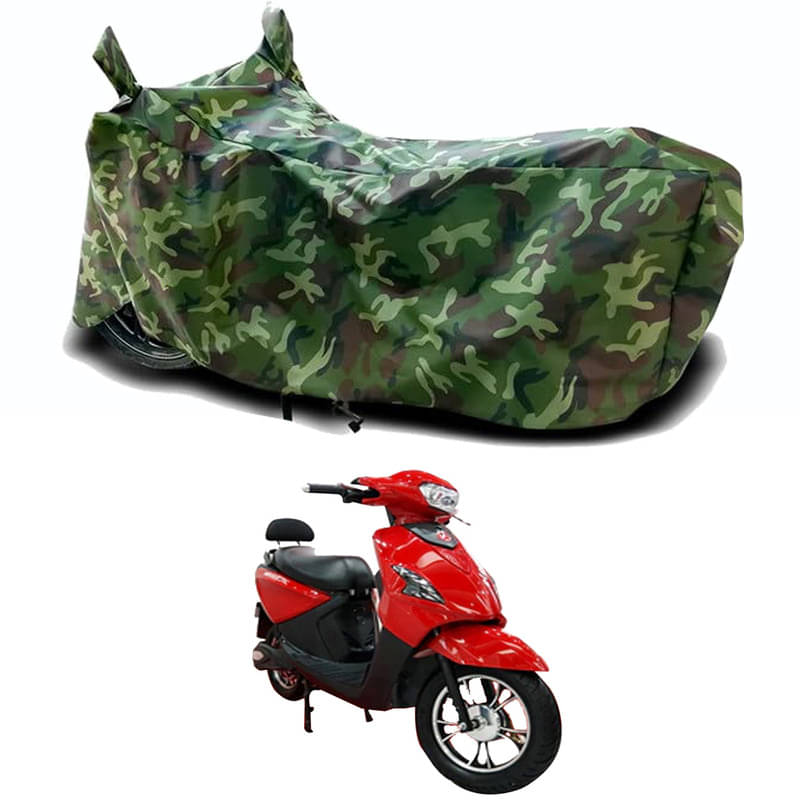 Gali Bazar Bike Body Cover for Hero Electric AE-75 (Pack of 1 ) , Jungle Gali Bazar Bike Body Cover for Hero Electric AE-75 (Pack of 1 ) , Jungle