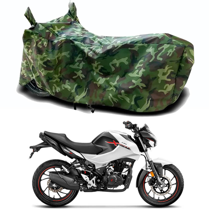 Gali Bazar Bike Body Cover for Hero Xtreme 160R 2.0 (Pack of 1 ) , Jungle Gali Bazar Bike Body Cover for Hero Xtreme 160R 2.0 (Pack of 1 ) , Jungle