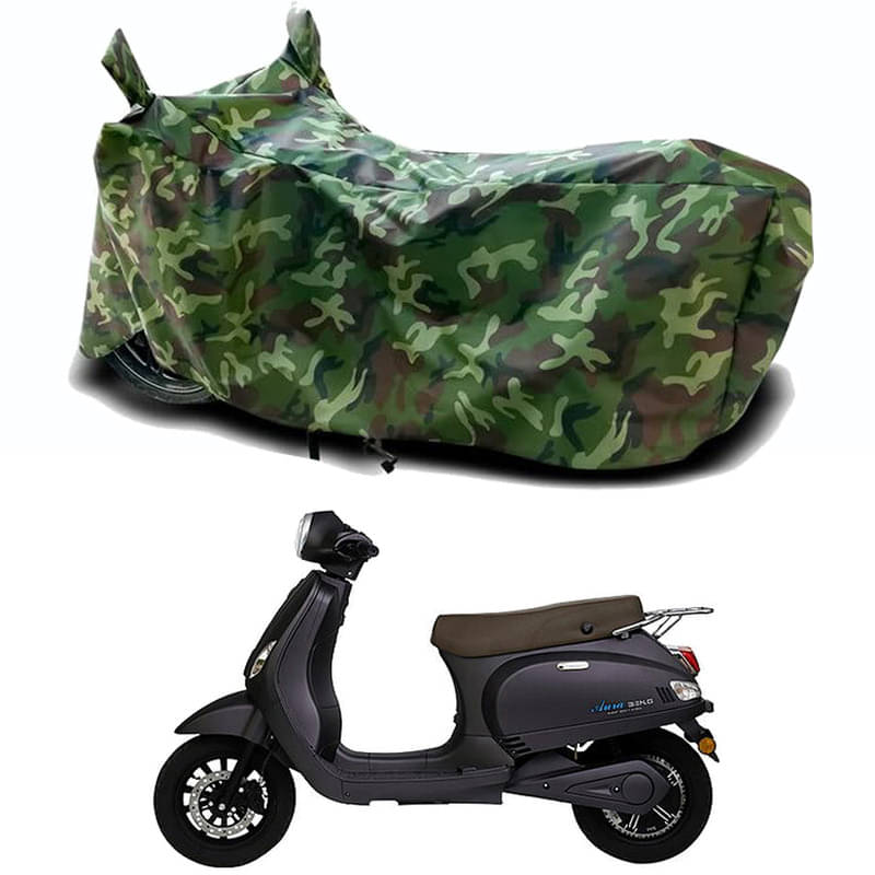 Gali Bazar Bike Body Cover for Benling Aura STD (Pack of 1 ) , Jungle Gali Bazar Bike Body Cover for Benling Aura STD (Pack of 1 ) , Jungle