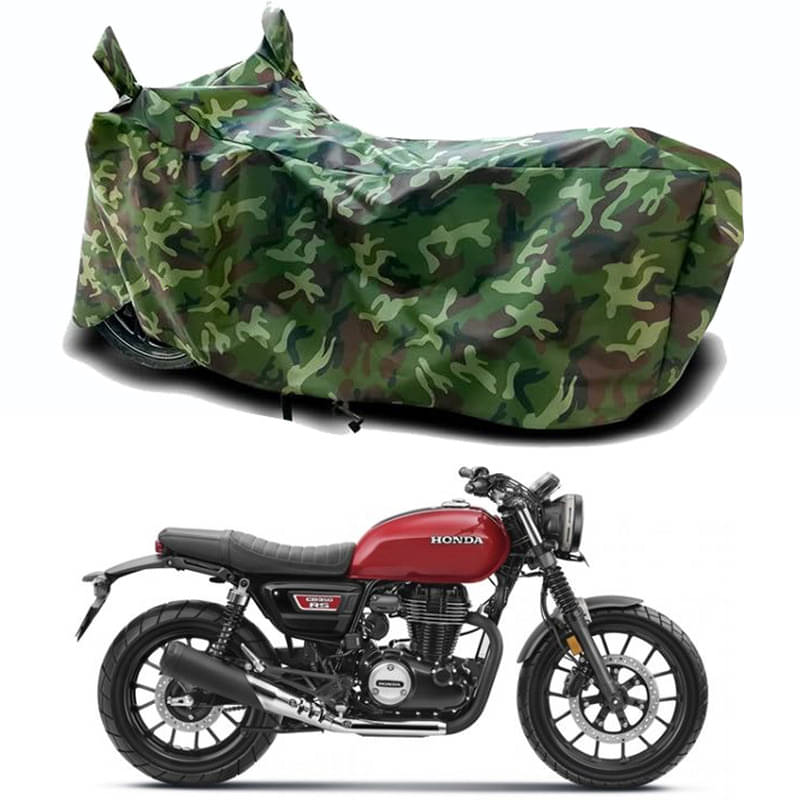     			Gali Bazar Bike Body Cover for Honda Hness CB350 DLX Pro (Pack of 1 ) , Jungle