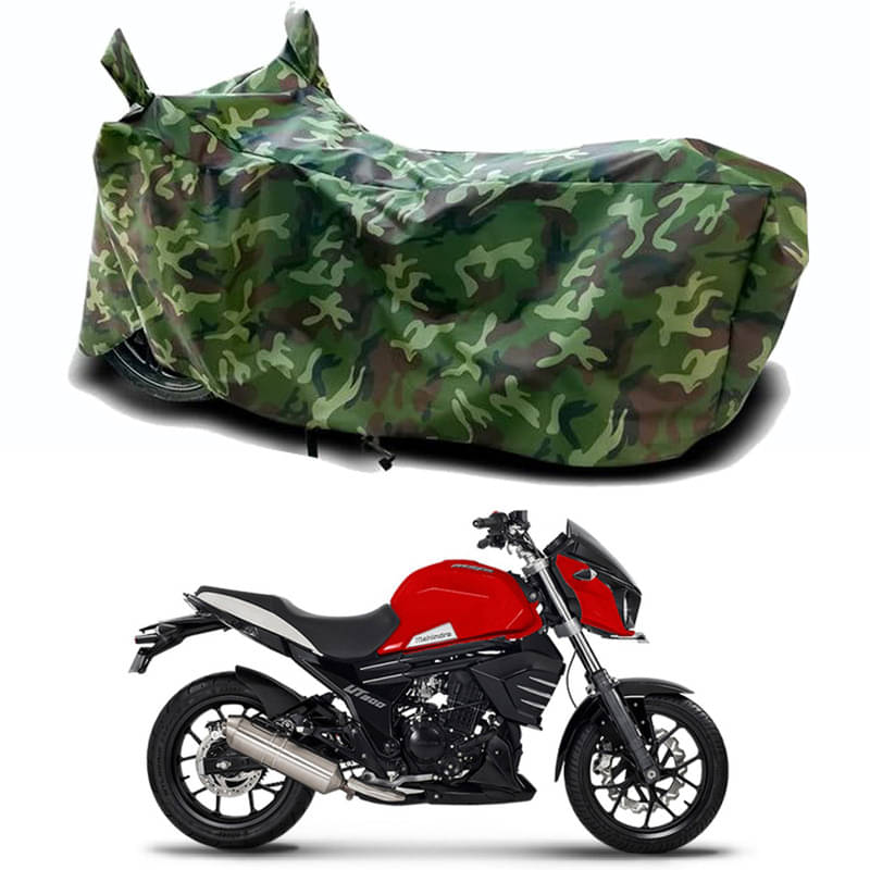Gali Bazar Bike Body Cover for Mahindra Mojo 300 ABS (Pack of 1 ) , Jungle Gali Bazar Bike Body Cover for Mahindra Mojo 300 ABS (Pack of 1 ) , Jungle