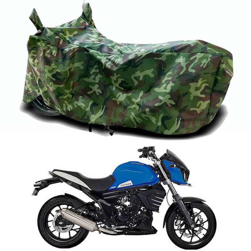 Gali Bazar Bike Body Cover for Mahindra Mojo UT 300 BS6 (Pack of 1 ) , Jungle Gali Bazar Bike Body Cover for Mahindra Mojo UT 300 BS6 (Pack of 1 ) , Jungle