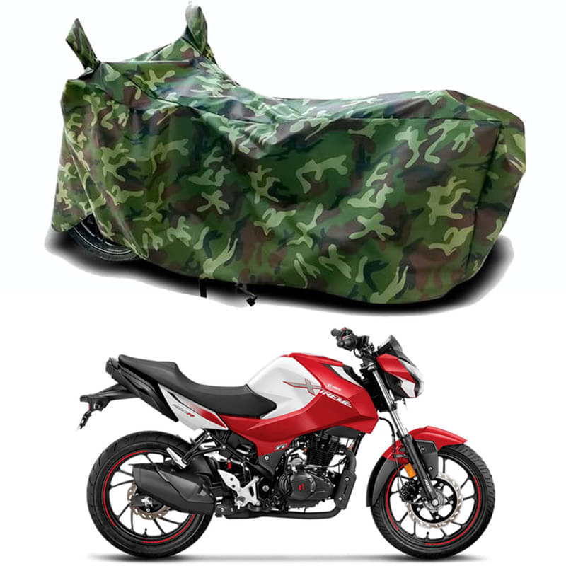 Gali Bazar Bike Body Cover for Hero Xtreme 160R BS6 (Pack of 1 ) , Jungle Gali Bazar Bike Body Cover for Hero Xtreme 160R BS6 (Pack of 1 ) , Jungle