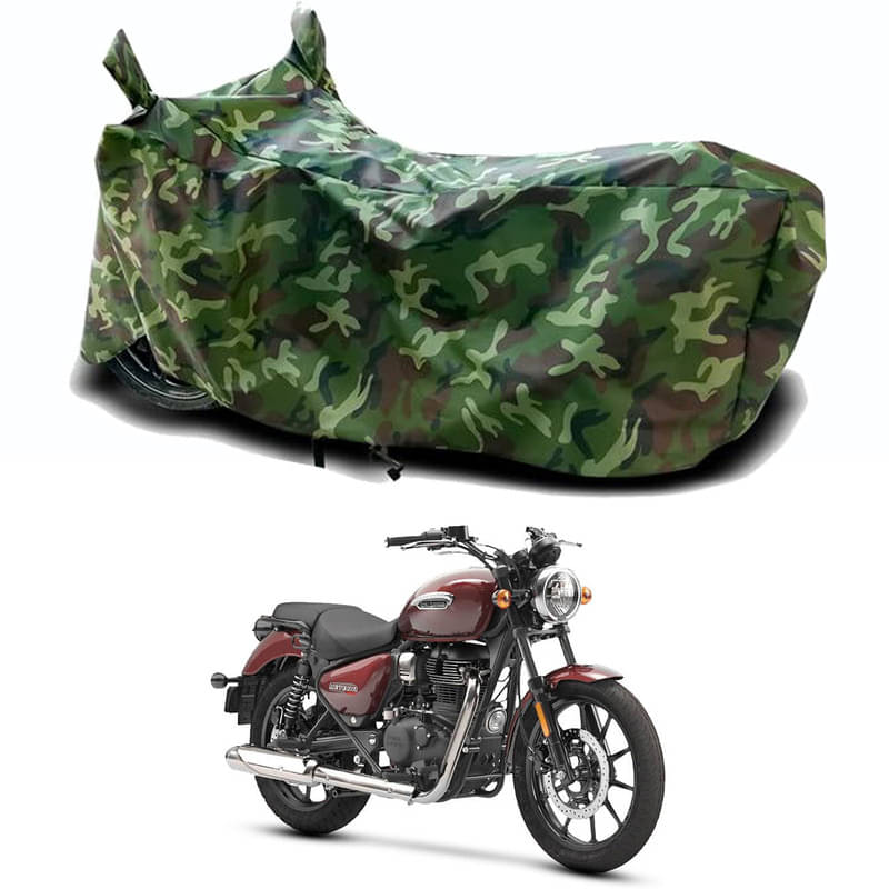 Gali Bazar Bike Body Cover for Royal Enfield ( Pack of 1 ) , Jungle Gali Bazar Bike Body Cover for Royal Enfield ( Pack of 1 ) , Jungle