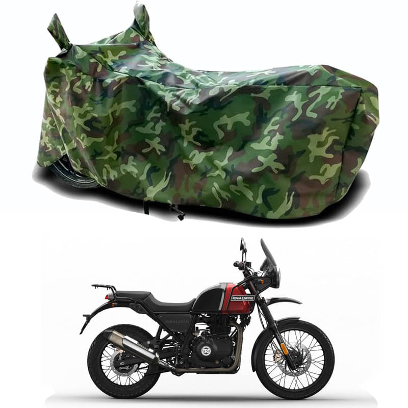 Gali Bazar Bike Body Cover for Royal Enfie Himalayan Rock (Pack of 1 ) , Jungle Gali Bazar Bike Body Cover for Royal Enfie Himalayan Rock (Pack of 1 ) , Jungle