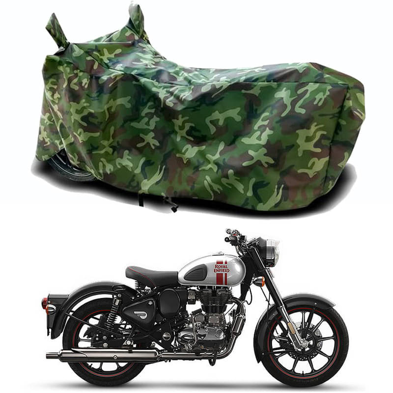     			Gali Bazar Bike Body Cover for Royal Enfield ( Pack of 1 ) , Jungle