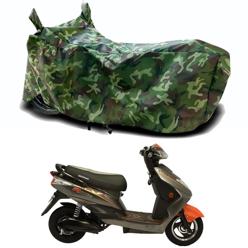 Gali Bazar Bike Body Cover for Okinawa Ridge Plus (Pack of 1 ) , Jungle Gali Bazar Bike Body Cover for Okinawa Ridge Plus (Pack of 1 ) , Jungle