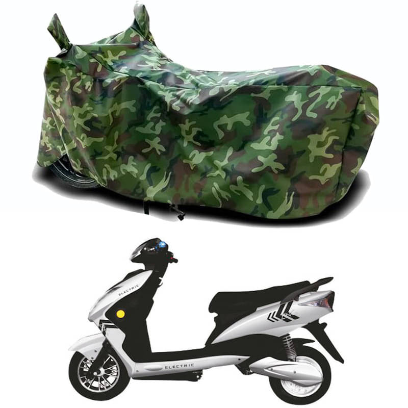 Gali Bazar Bike Body Cover for Kinetic Green Zing STD (Pack of 1 ) , Jungle Gali Bazar Bike Body Cover for Kinetic Green Zing STD (Pack of 1 ) , Jungle