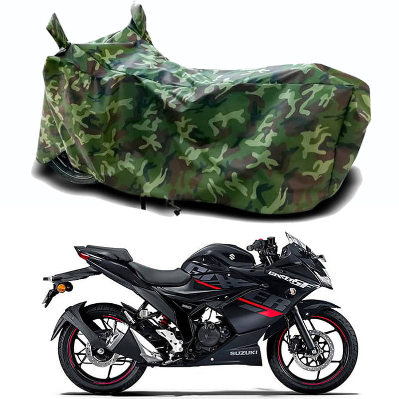 Gali Bazar Bike Body Cover for Suzuki Gixxer SF BS6 (Pack of 1 ) , Jungle Gali Bazar Bike Body Cover for Suzuki Gixxer SF BS6 (Pack of 1 ) , Jungle