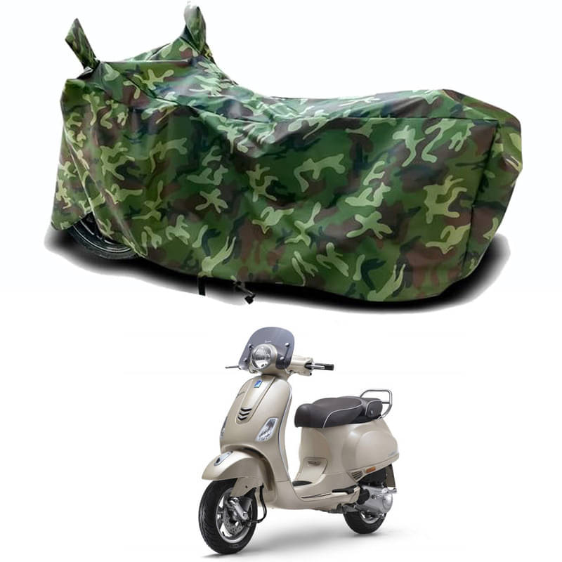 Gali Bazar Bike Body Cover for Vespa Elegante 150 BS6 (Pack of 1 ) , Jungle Gali Bazar Bike Body Cover for Vespa Elegante 150 BS6 (Pack of 1 ) , Jungle
