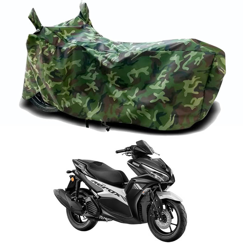 Gali Bazar Bike Body Cover for Yamaha Aerox 155 (Pack of 1 ) , Jungle Gali Bazar Bike Body Cover for Yamaha Aerox 155 (Pack of 1 ) , Jungle