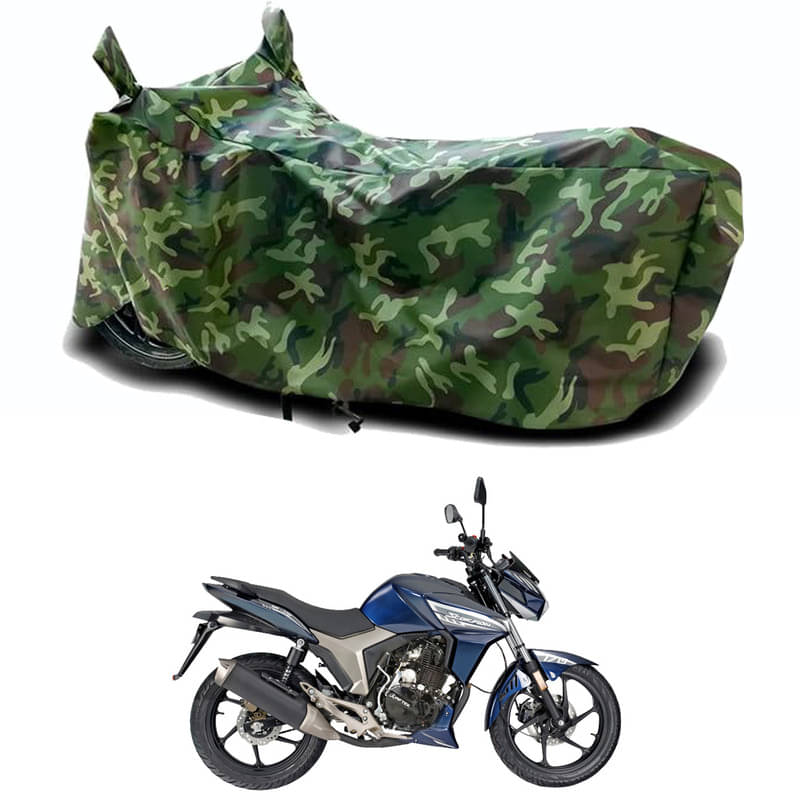 Gali Bazar Bike Body Cover for Aftek Scorpion SR-170 (Pack of 1 ) , Jungle     			Gali Bazar Bike Body Cover for Aftek Scorpion SR-170 (Pack of 1 ) , Jungle