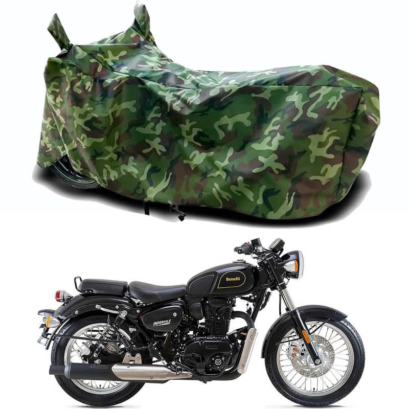 Gali Bazar Bike Body Cover for Benelli Imperiale 400 BS6 (Pack of 1 ) , Jungle     			Gali Bazar Bike Body Cover for Benelli Imperiale 400 BS6 (Pack of 1 ) , Jungle