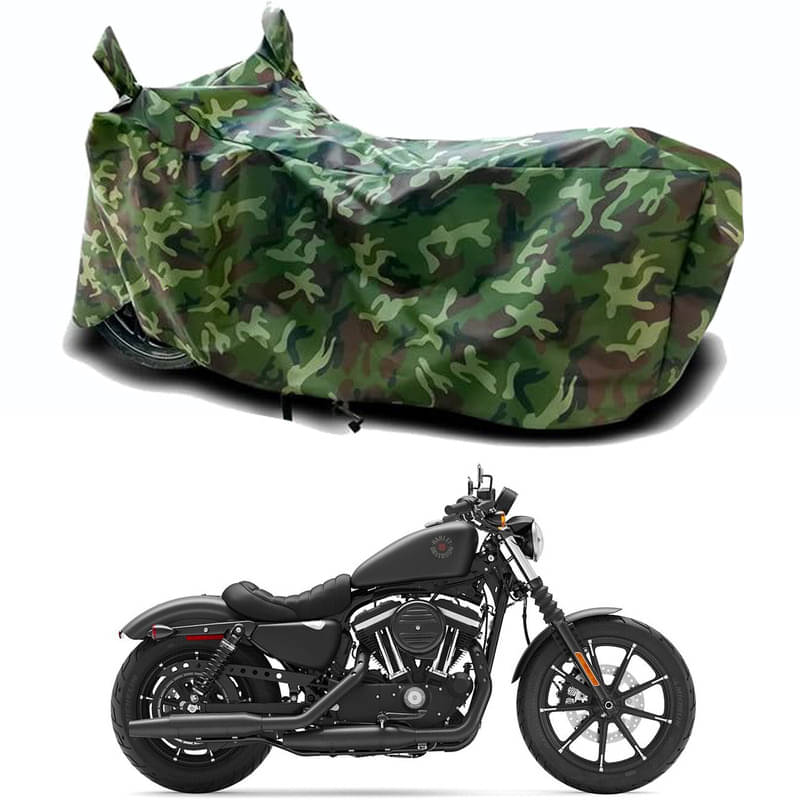     			Gali Bazar Bike Body Cover for Harley Davidson Iron 883 (Pack of 1 ) , Jungle
