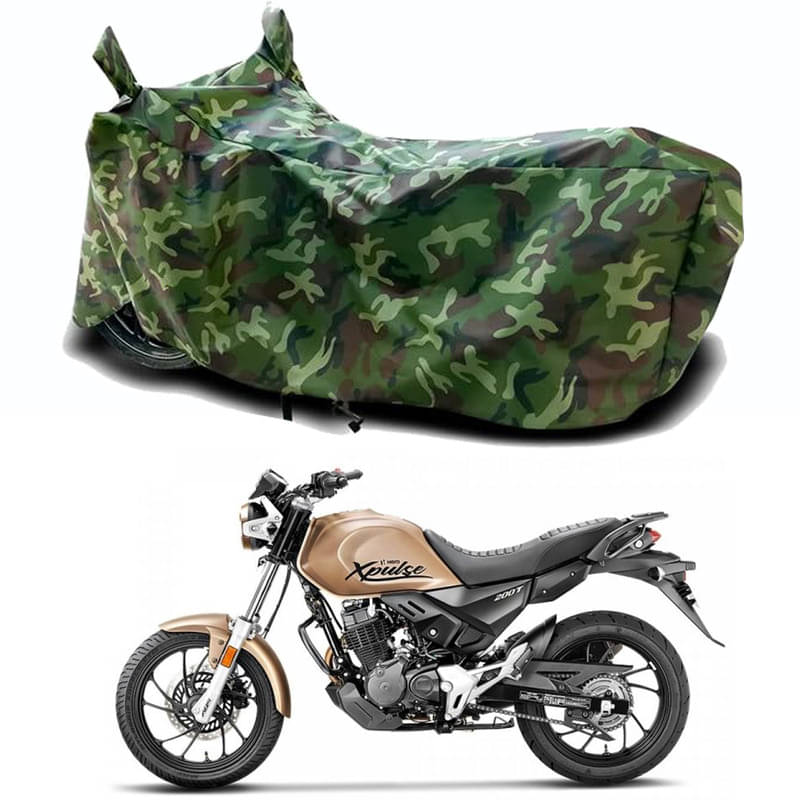 Gali Bazar Bike Body Cover for Hero XPulse 200T BS6 (Pack of 1 ) , Jungle Gali Bazar Bike Body Cover for Hero XPulse 200T BS6 (Pack of 1 ) , Jungle